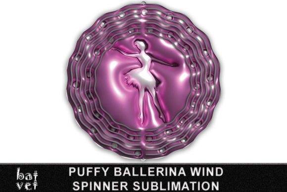 3D Ballerina Wind Spinner Sublimation for Creative and Practical Use