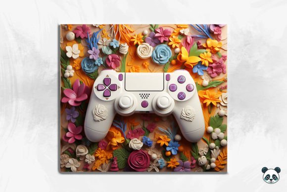 3D Game Controller Tumbler Wrap PNG