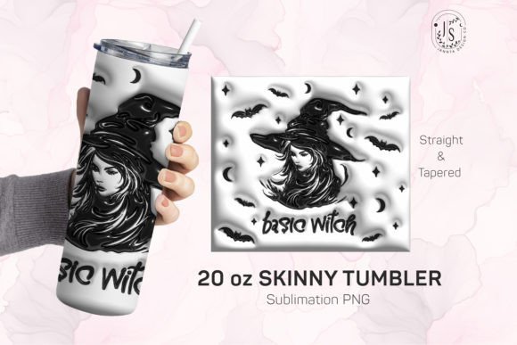 3D Inflated Bubble Witch Tumbler Wrap: A Unique Way to Elevate Your Drinkware Game