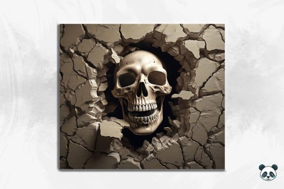 3D Skeleton Cracked Hole Tumbler Wrap: A Unique Design for Creative Expression