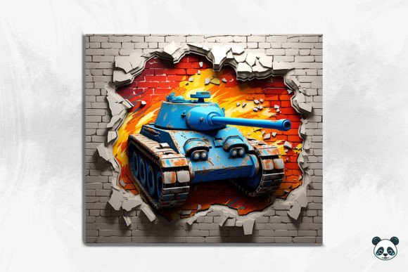 3D Tank Cracked Hole Tumbler 12 Design Guide