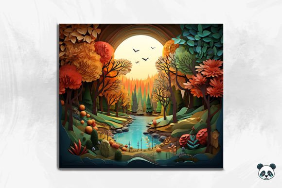 3D Tranquil Forest Tumbler Wrap Bundle: A Creative Solution for Custom Drinkware