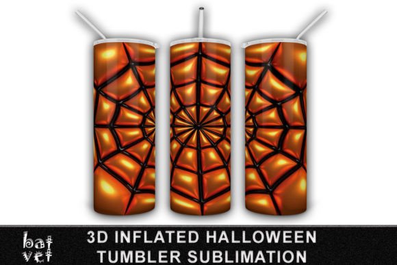 Inflated Halloween Tumbler Sublimation