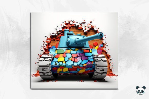 Unlocking Creativity with the 3D Tank Cracked Hole Tumbler 9 Design