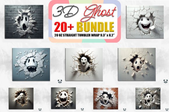 Unlocking Spooky Creativity with the 3D Ghost Cracked Hole Tumbler Bundle